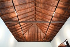 techo de madera, casa del vino, el sauzal