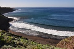 playa de arenal, bajamar