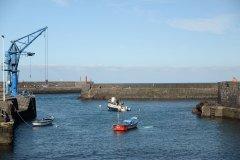 en el muelle